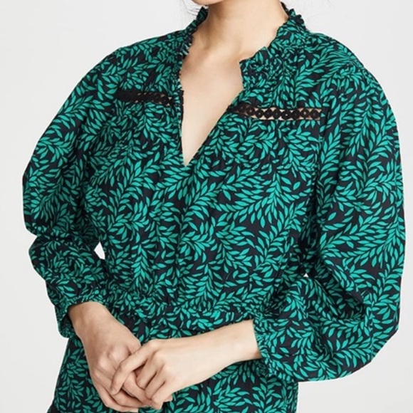 Joie Salama Caviar Long Sleeve Ruffle Tiered Mini Dress X-Small - Picture 11 of 11